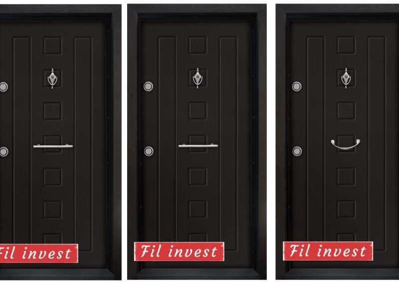 Alternative view of Блиндирана врата Атмо модел T-712 Африка