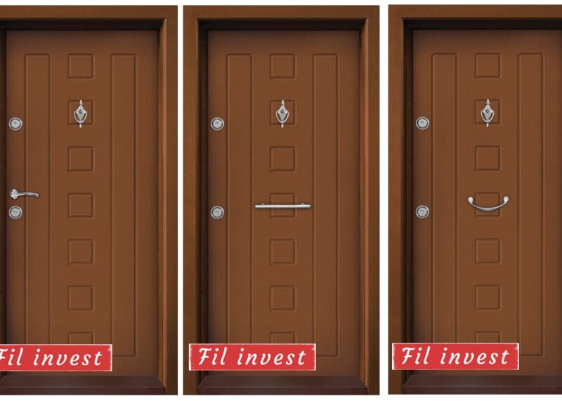 Alternative view of Блиндирана врата Атмо модел T-712 Златен дъб