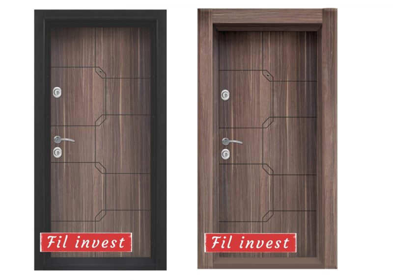 Alternative view of Блиндирана врата Елеганс модел Т-910