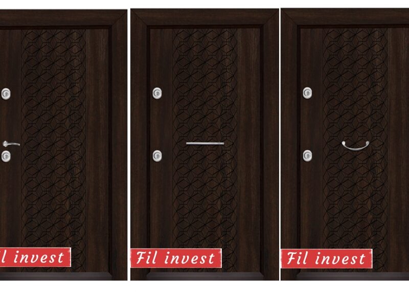 Alternative view of Блиндирана врата Модерн модел Т-1001