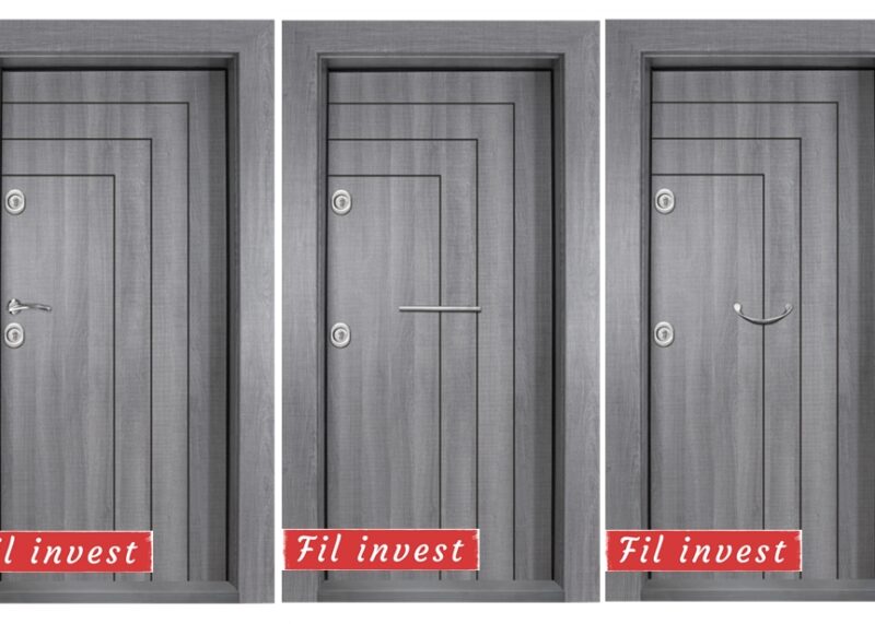 Alternative view of Блиндирана врата Модерн модел Т-1002