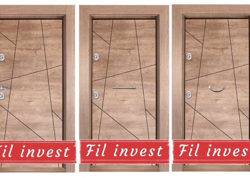 Alternative view of Блиндирана врата Модерн модел Т-1003