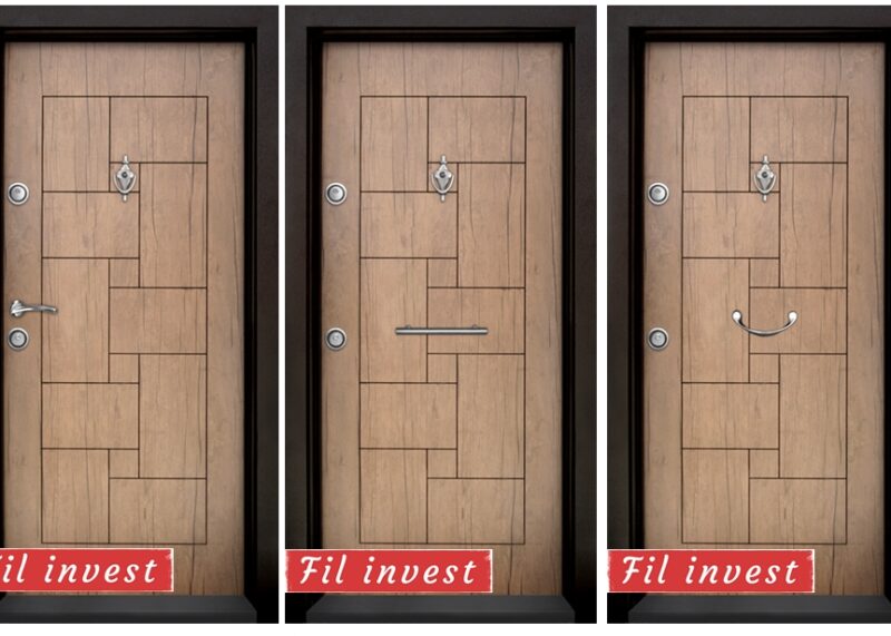 Alternative view of Блиндирана врата Панел модел Т-100 Антик