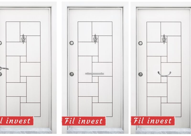 Alternative view of Блиндирана врата Панел модел Т-100 Бял