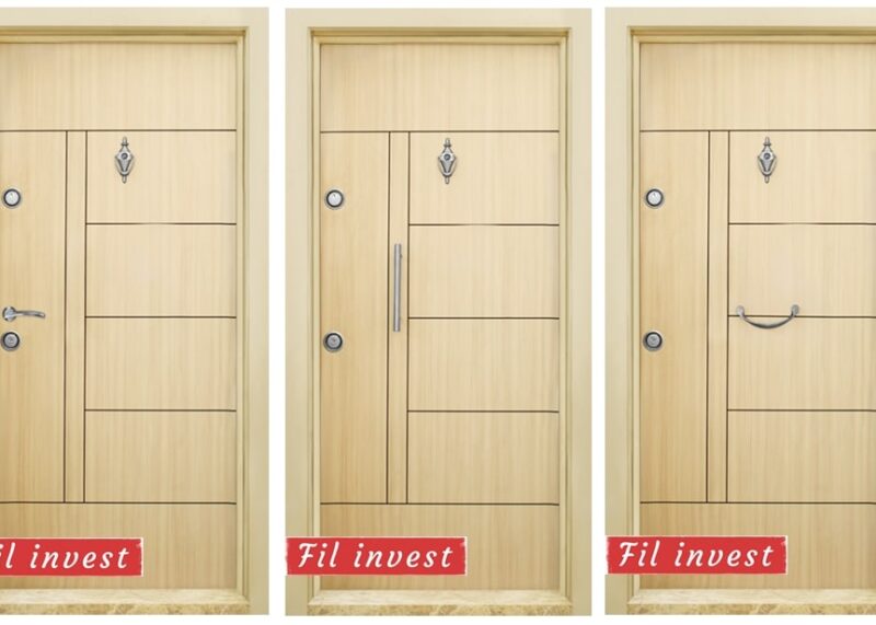 Alternative view of Блиндирана врата Панел модел Т-587 Златен дъб