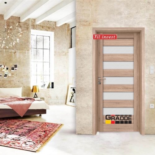 Интериорна врата Gradde серия Aaven Glas Дъб Вераде