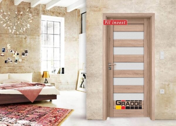 Интериорна врата Gradde серия Aaven Glas Дъб Вераде