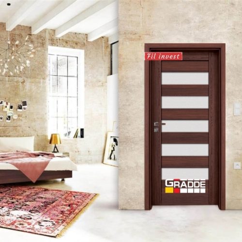 Интериорна врата Gradde серия Aaven Glas Шведски Дъб
