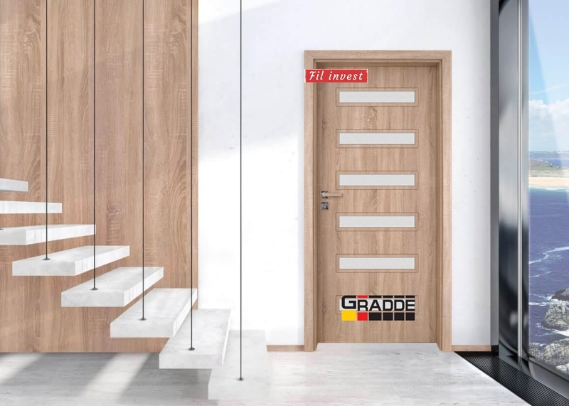 Интериорна врата Gradde серия SCHWERIN Дъб Вераде