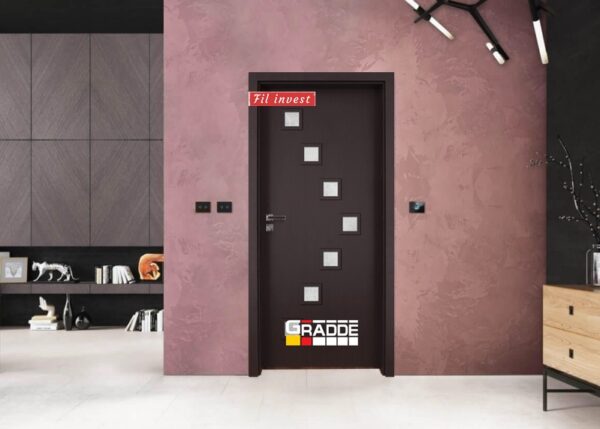 Интериорна врата Gradde серия Zwinger Орех Рибейра