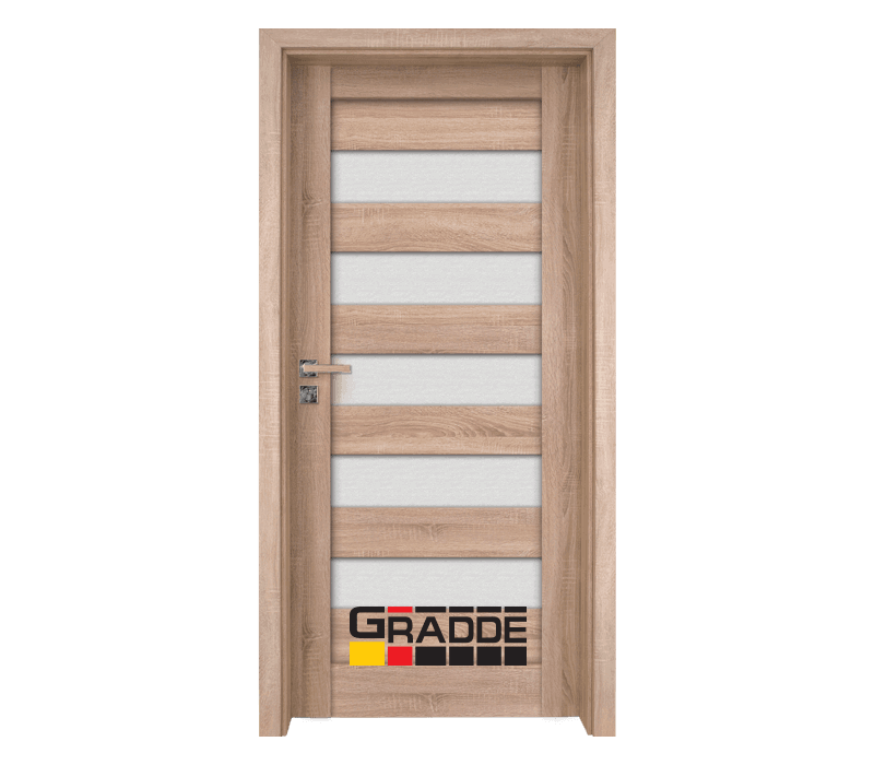 Alternative view of Интериорна врата Gradde серия Aaven Glas Дъб Вераде