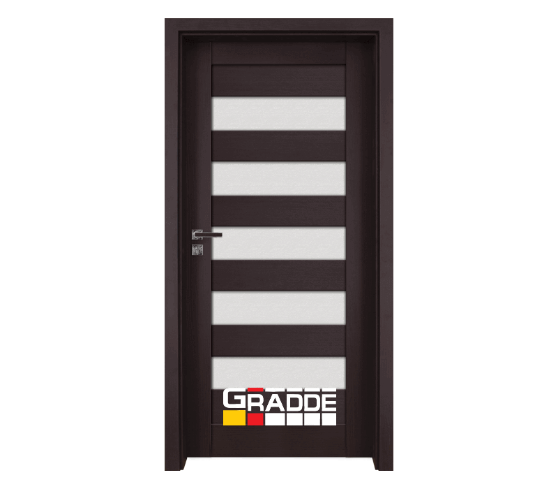 Alternative view of Интериорна врата Gradde серия Aaven Glas Орех Рибейра