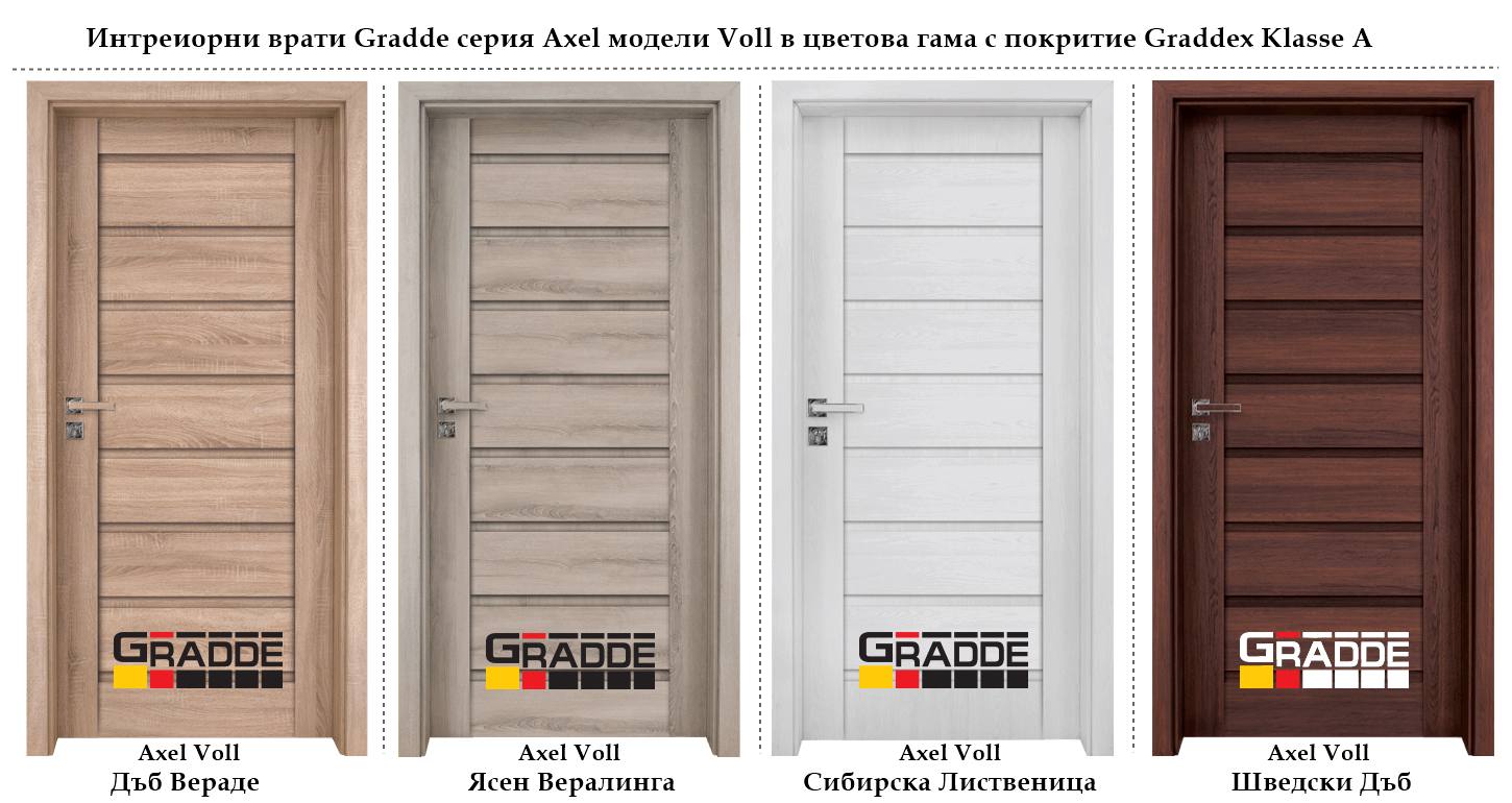 Интериорна врата Gradde серия Axel Voll Ясен Вералинга - Image 3