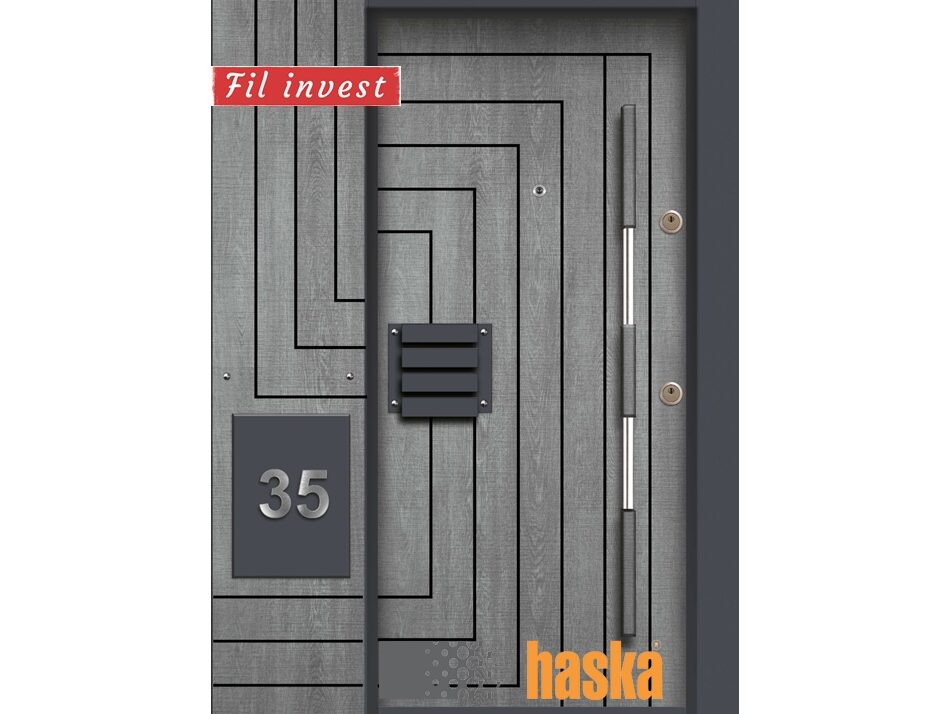 Alternative view of Врата Haska серия Лукс модел Стар 19 Синтез