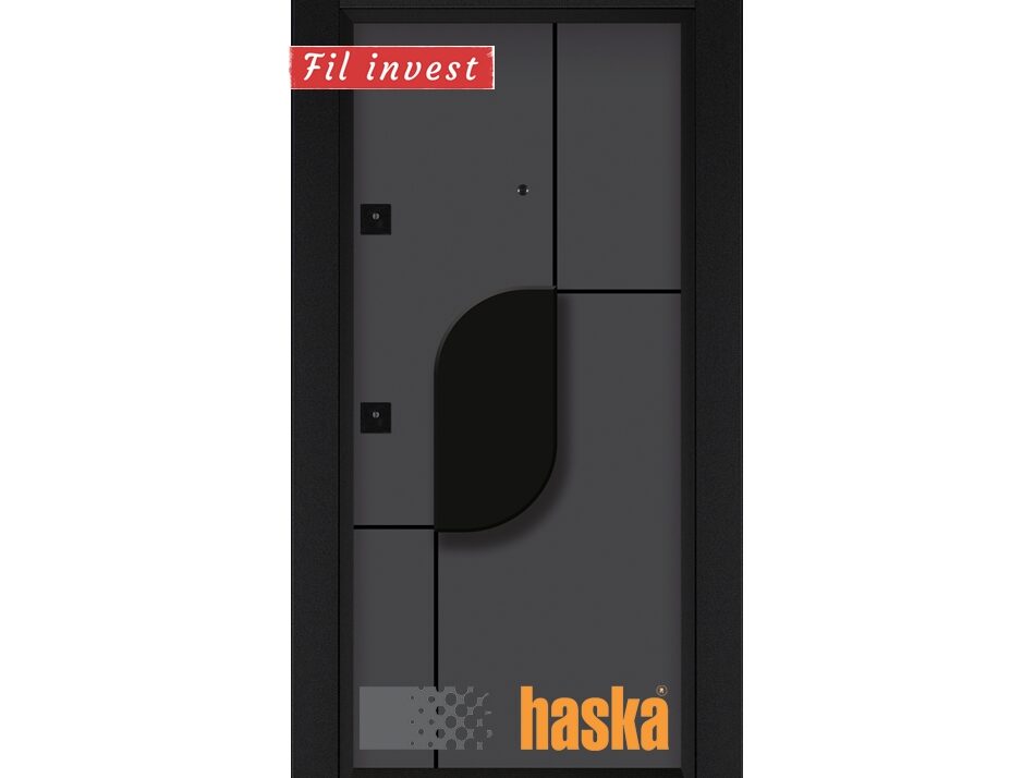 Alternative view of Врата Haska серия Лукс модел Стар 47 Антрацит