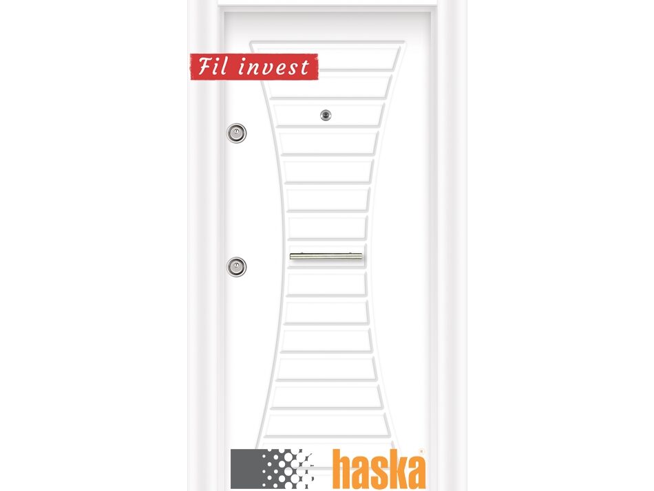 Alternative view of Входна врата Haska серия Outdoor модел Бетопан Бяла