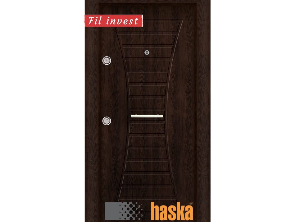 Alternative view of Входна врата Haska серия Outdoor модел Бетопан Орех
