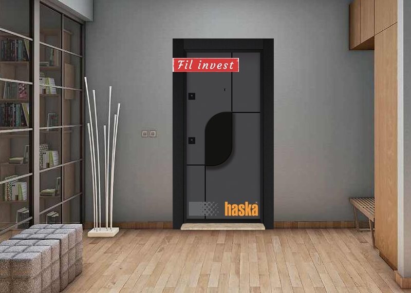 Врата Haska серия Лукс модел Стар 47 Антрацит