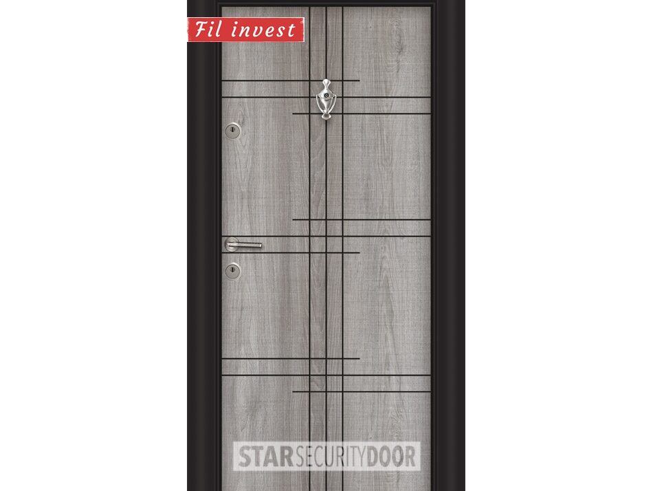 Alternative view of Врата Star Security Door серия Parkdoor модел P5469 Сив дъб