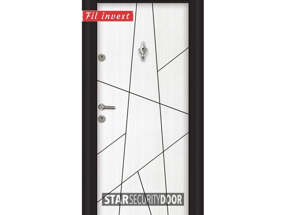 Alternative view of Врата Star Security Door серия Parkdoor модел P5470 Бяла