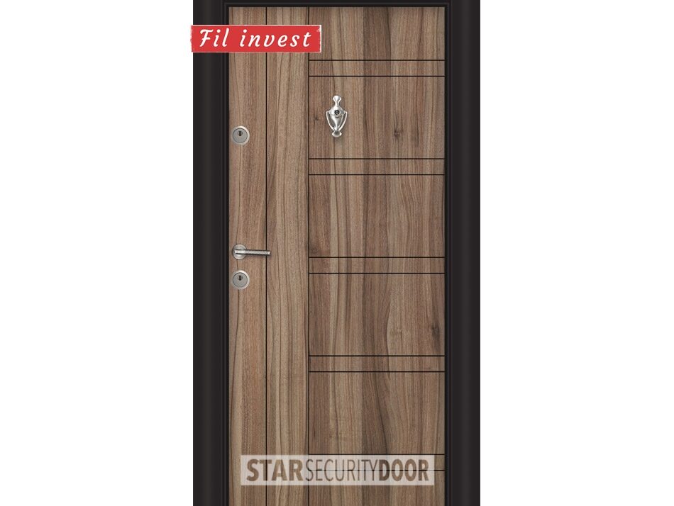 Alternative view of Врата Star Security Door серия Parkdoor модел SL101 Спарта орех