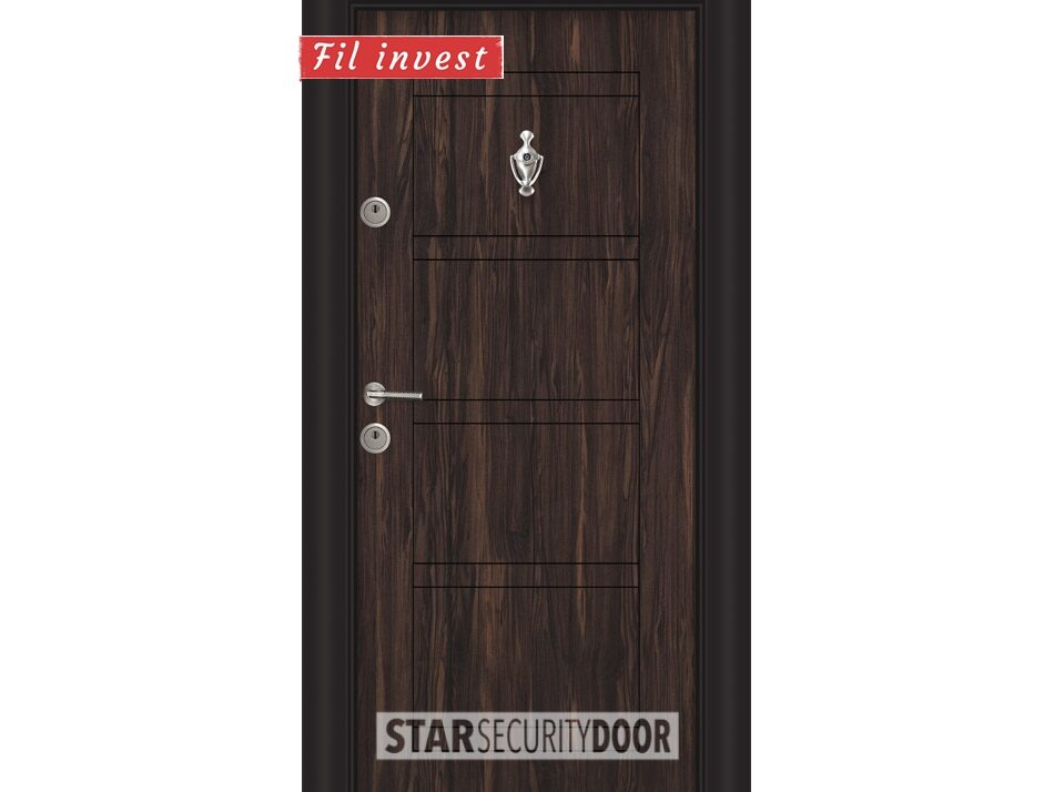 Alternative view of Врата Star Security Door серия Parkdoor модел SL102 Африка орех