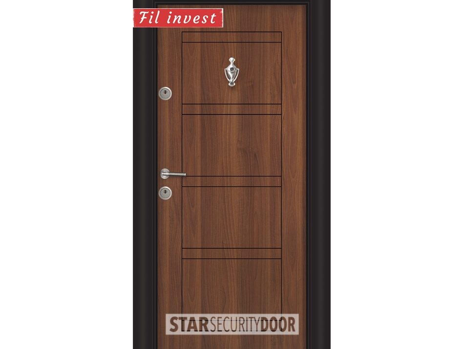 Alternative view of Врата Star Security Door серия Parkdoor модел SL102 Металик орех