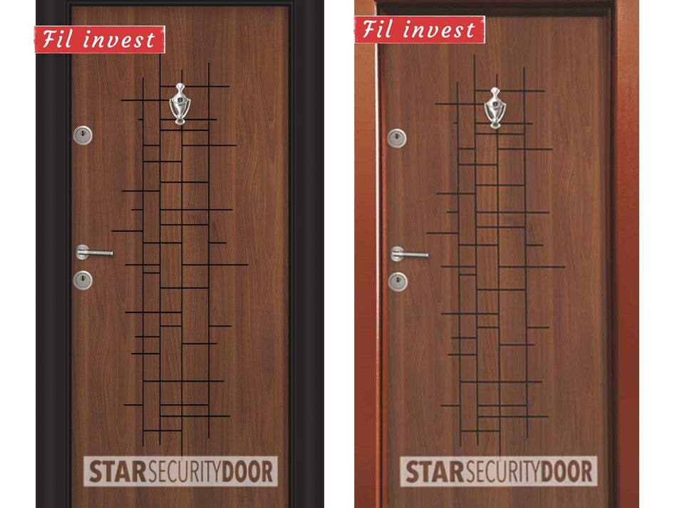 Alternative view of Врата Star Security Door серия Parkdoor модел SL207 Металик орех