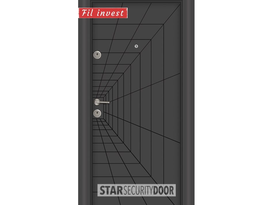 Alternative view of Врата Star Security Door серия Parkdoor модел SL223 Антрацит