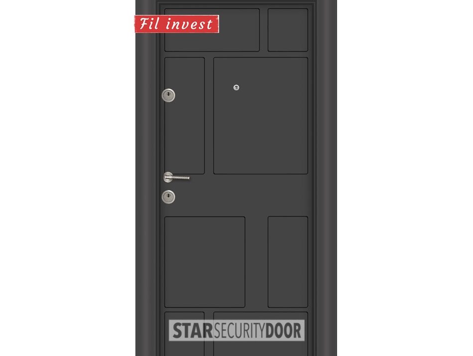 Alternative view of Врата Star Security Door серия Parkdoor модел SL224 Антрацит