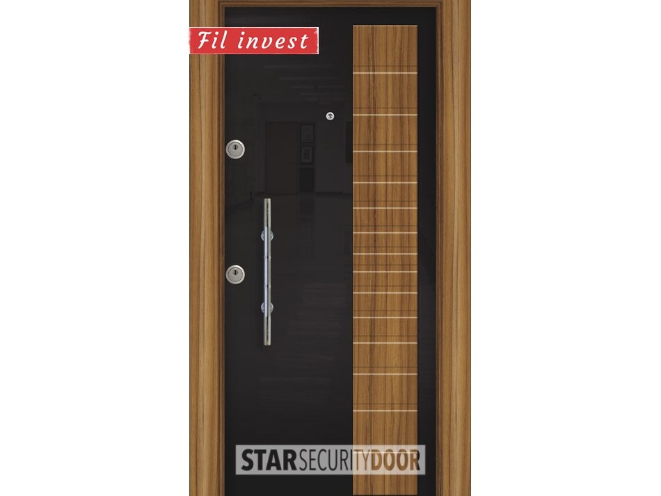 Alternative view of Врата Star Security Door серия Silod модел SD5213 HG черен Сащ орех