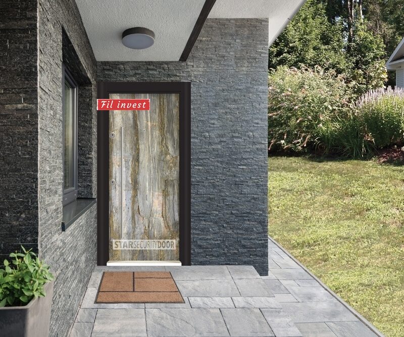 Врата Star Security Door серия Nature модел NT01 Горски пожар