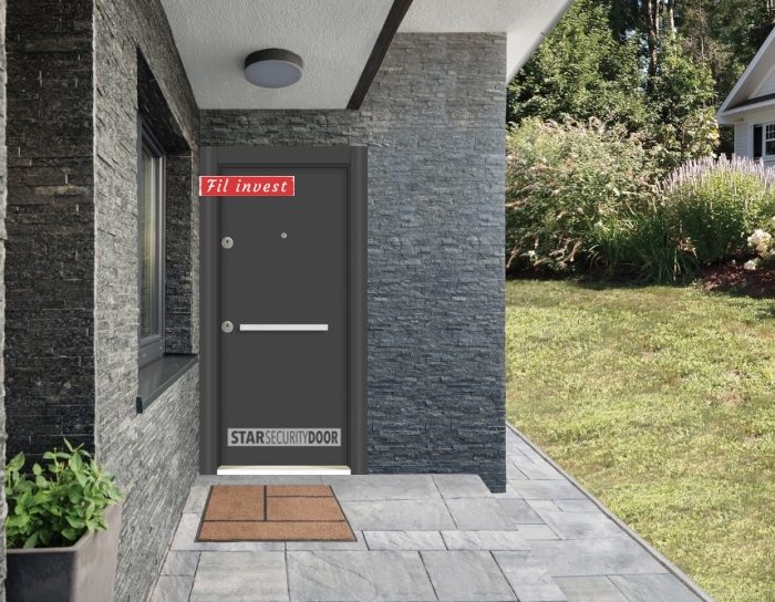 Врата Star Security Door серия Outdoor модел LP Антрацит