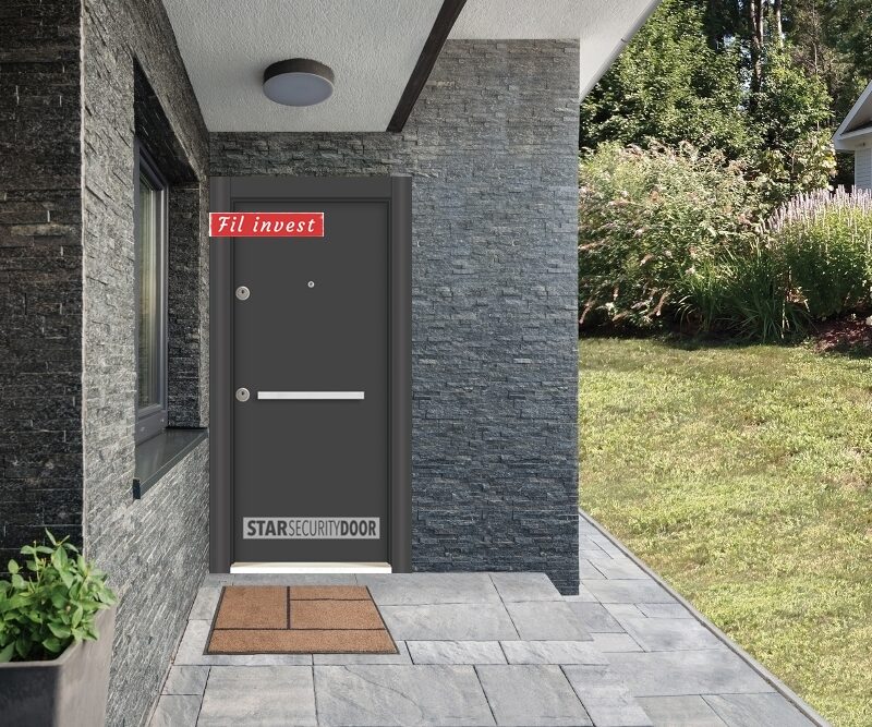 Врата Star Security Door серия Outdoor модел LP Антрацит