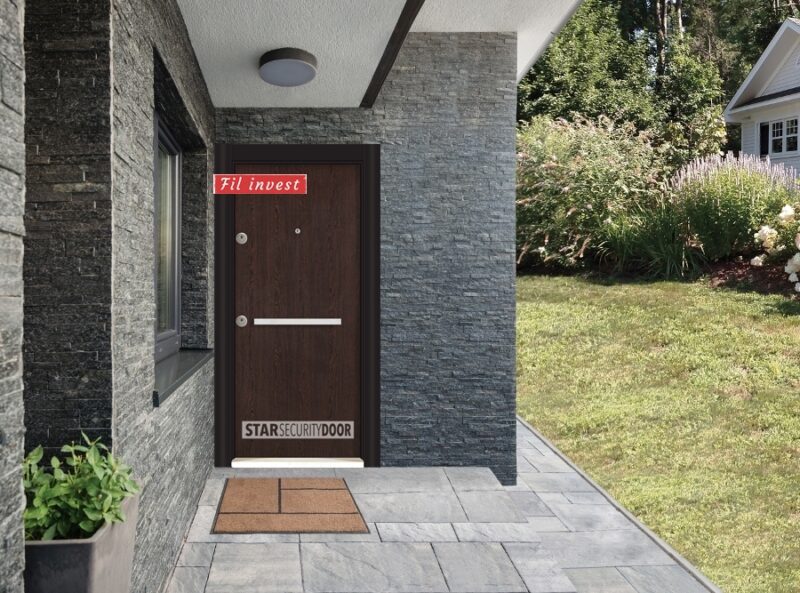 Врата Star Security Door серия Outdoor модел LP Венге