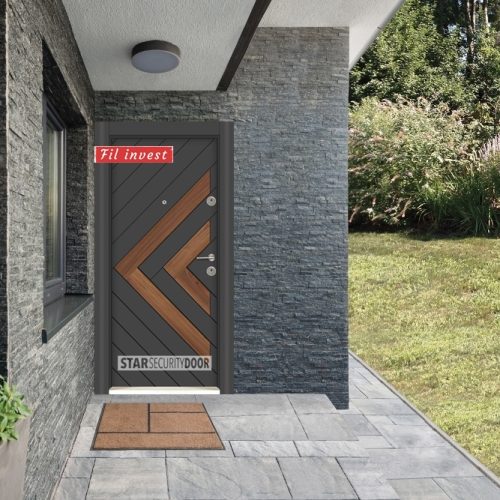Врата Star Security Door серия Outdoor модел MFS106 Антрацит