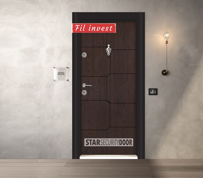 Врата Star Security Door серия Parkdoor модел SL209 Венге