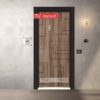 Врата Star Security Door серия Parkdoor модел SL212 Спарта орех