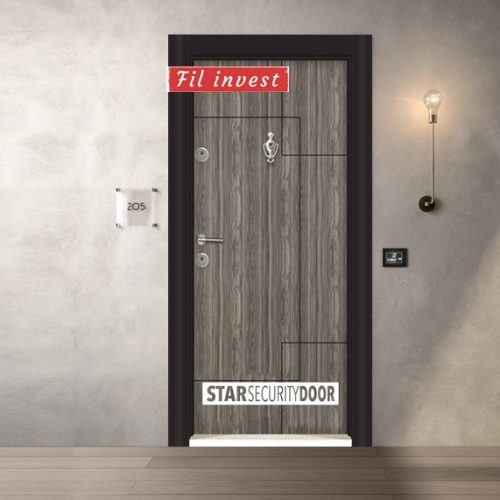 Врата Star Security Door серия Parkdoor модел SL218 Думан