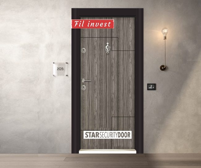 Врата Star Security Door серия Parkdoor модел SL218 Думан