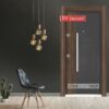 Врата Star Security Door серия Silod модел SD 26 HG Натурален антрацит орех