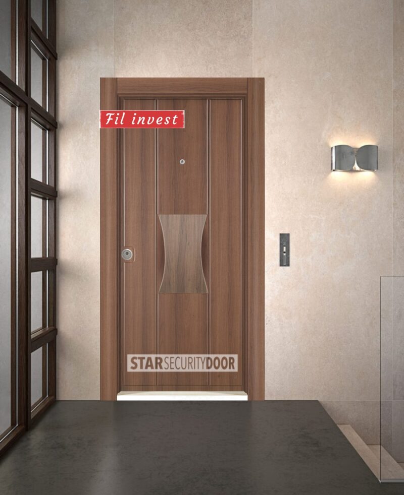 Врата Star Security Door серия Smart модел SM5107 Италиански орех