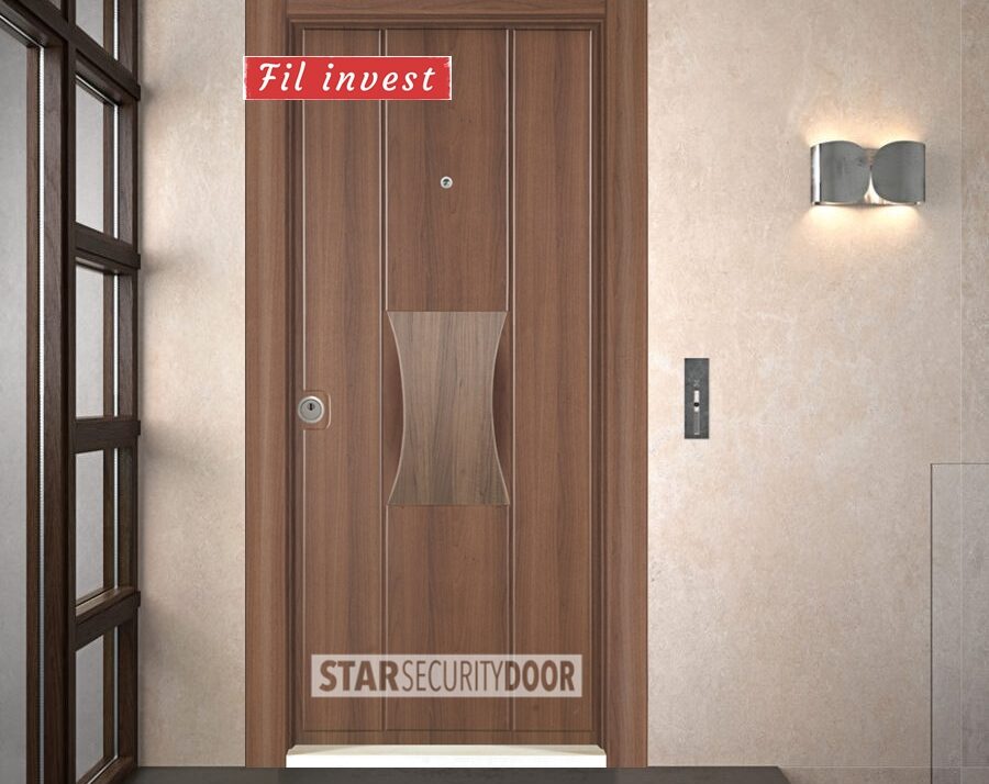 Врата Star Security Door серия Smart модел SM5107 Италиански орех
