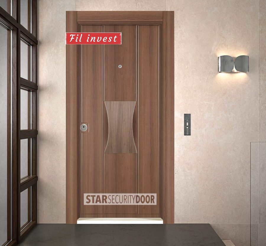 Врата Star Security Door серия Smart модел SM5107 Италиански орех