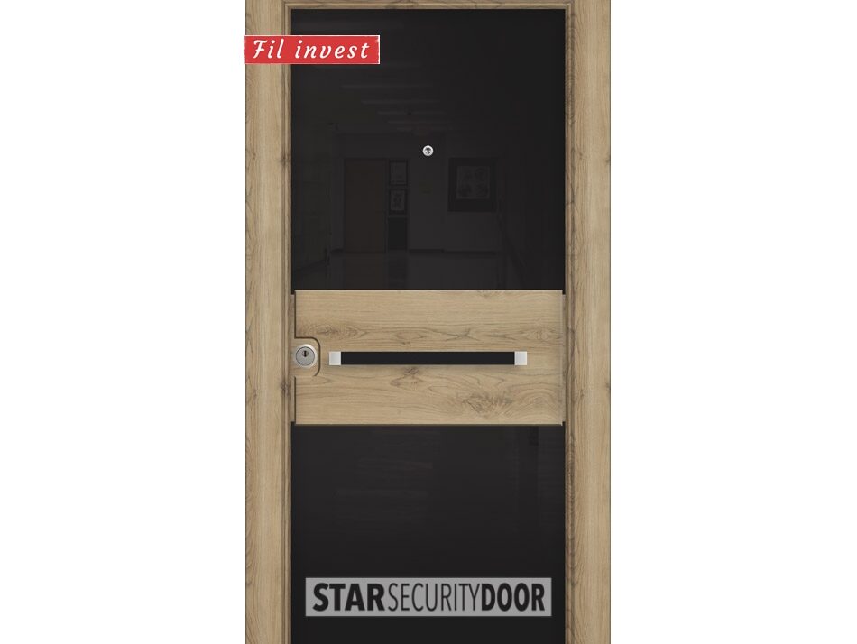 Alternative view of Врата Star Security Door серия Crystal модел CR5110 Черен асос