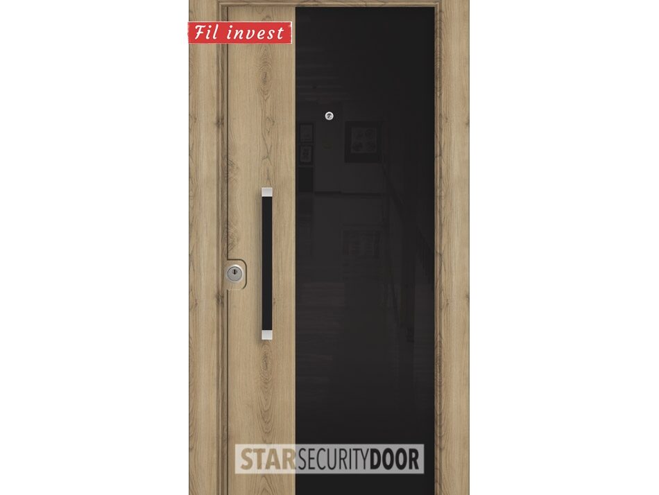 Alternative view of Врата Star Security Door серия Crystal модел CR5111 Черен асос