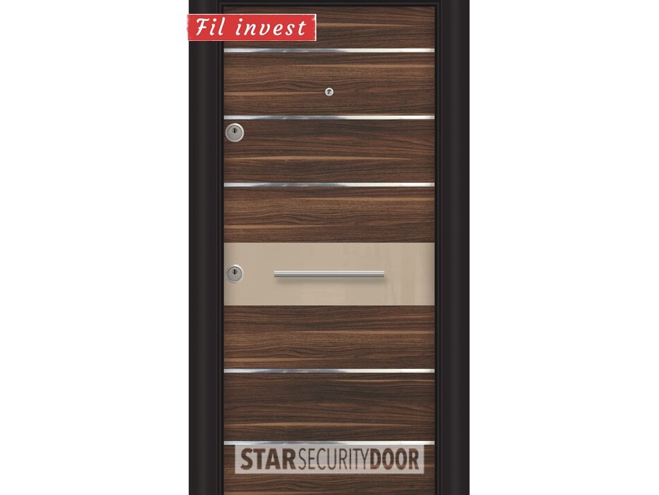 Alternative view of Врата Star Security Door серия Laminart модел LM5253 HG Анадол орех капучино