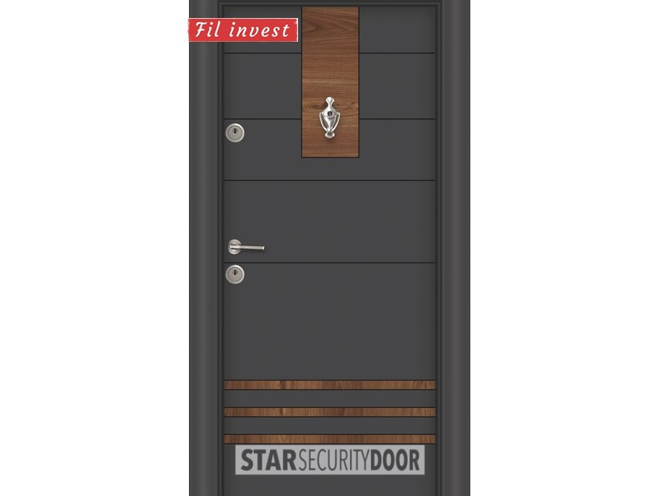 Alternative view of Врата Star Security Door серия Lapis модел L302 Антрацит сарухан