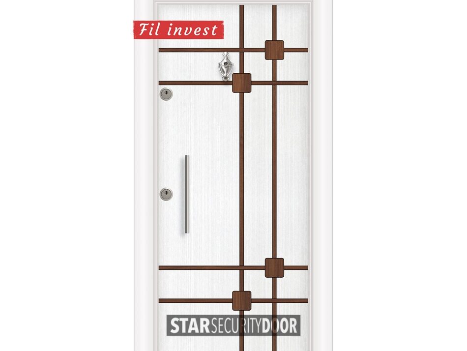 Alternative view of Врата Star Security Door серия Lapis модел L5409 Бяла