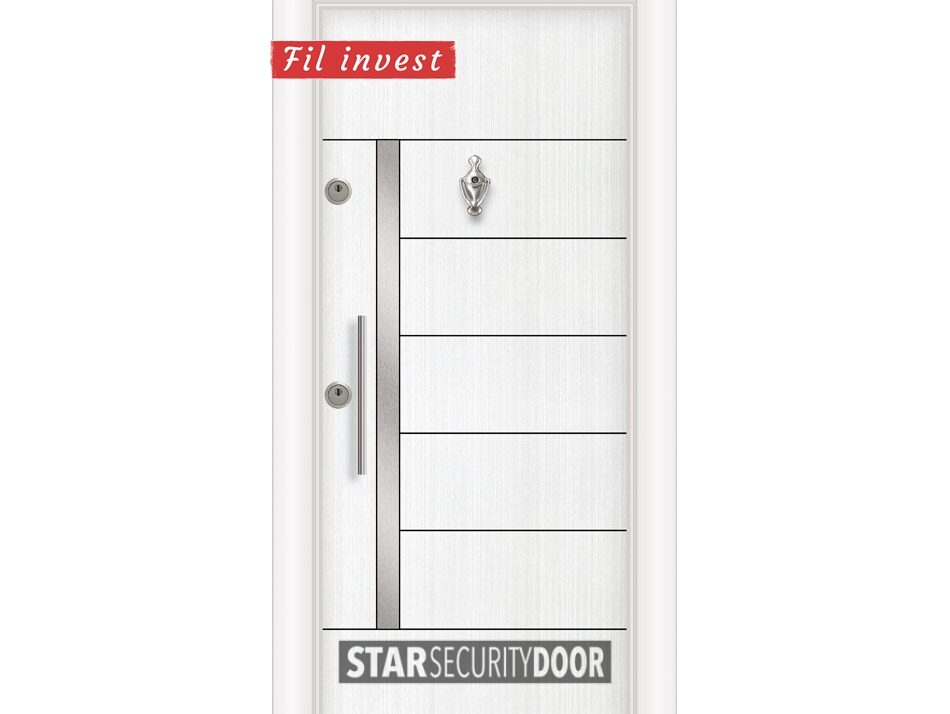 Alternative view of Врата Star Security Door серия Lapis модел L5411 Бяла